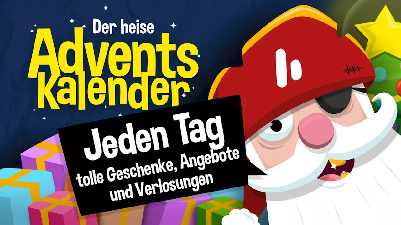 Jeden Tag Angebote, Geschenke und Gewinnspiele im heise Adventskalender 2024