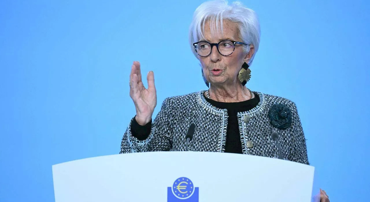 La Bce taglia i tassi: -0,25%, Lagarde: «Siamo prudenti»