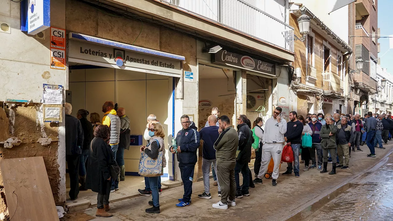 Lotería de Navidad en la zona de la DANA: venta, superstición y solidaridad