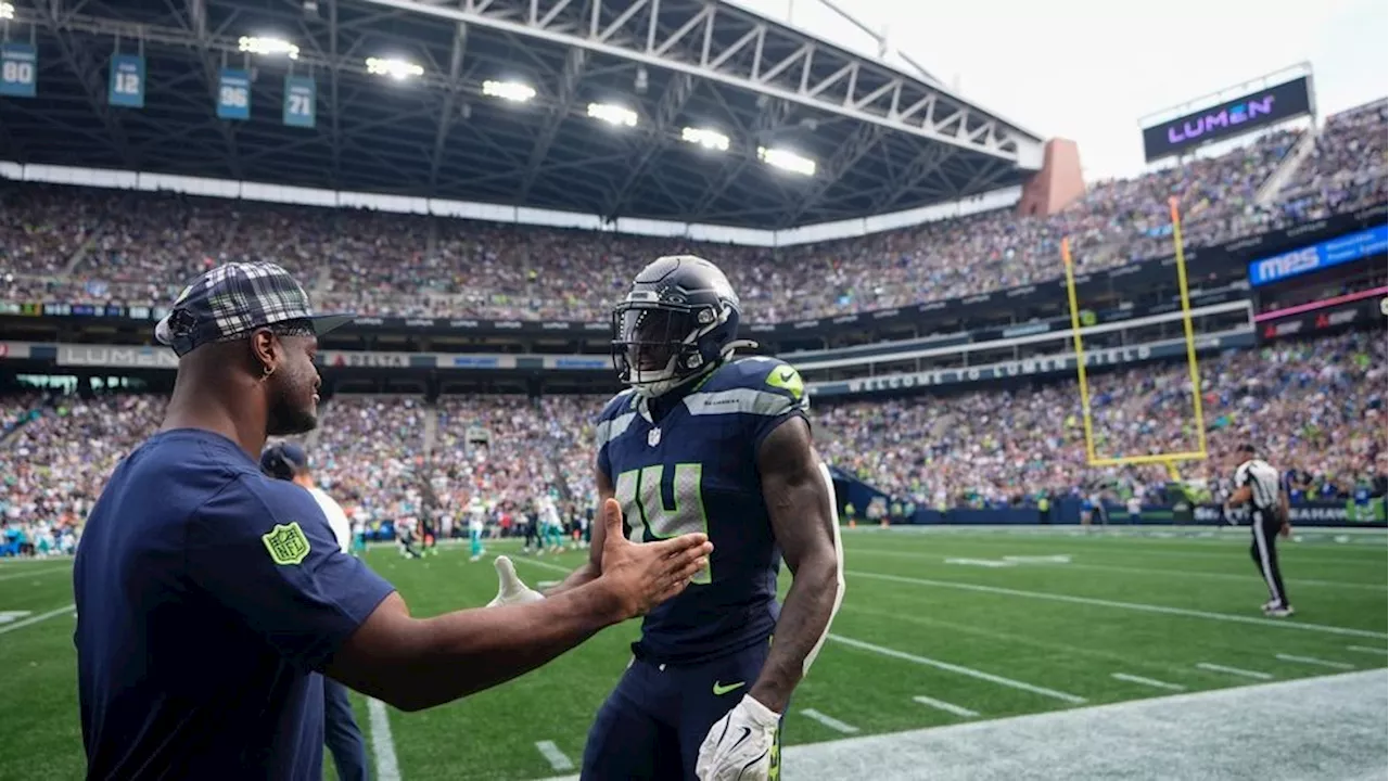 DK Metcalf is happy to block as Seahawks ride streak into SNF matchup with Packers