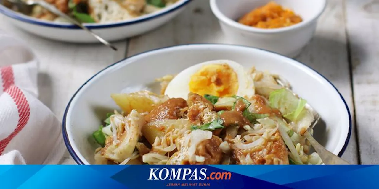 Resep Gado-Gado Betawi, Lengkap dengan Bumbu Kacang Siram