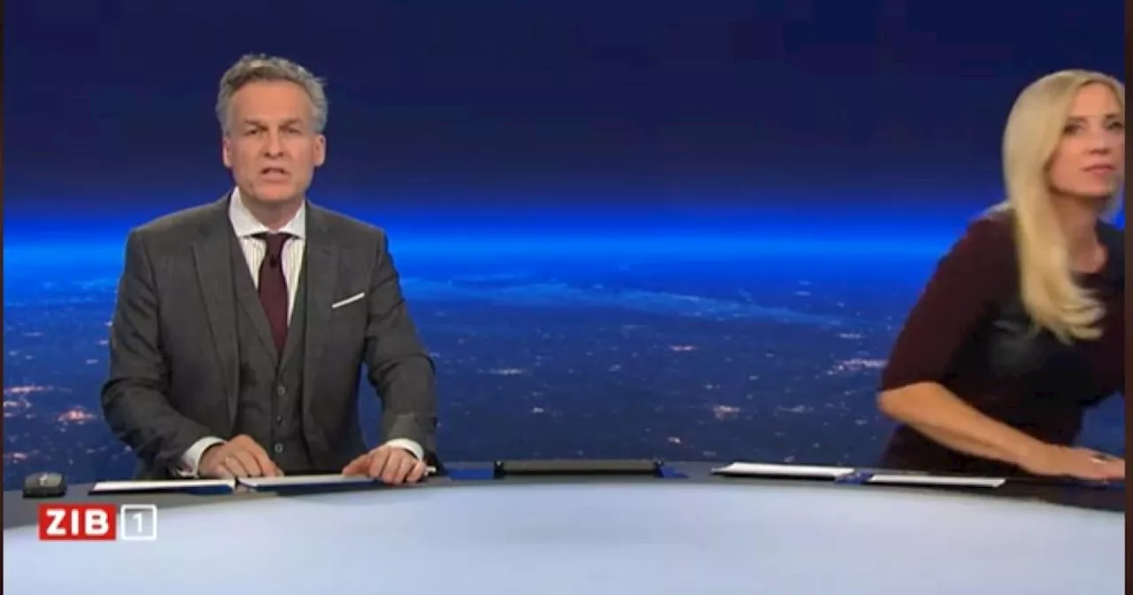 'Peinlicher' Moment live im ORF: ZiB-Moderatorin erklärt sich