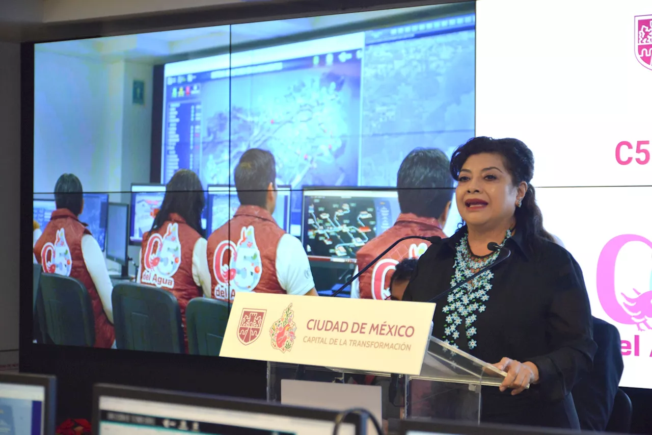 Tecnología avanzada para el agua: la CDMX lanza el C5 del Agua y la línea H2O