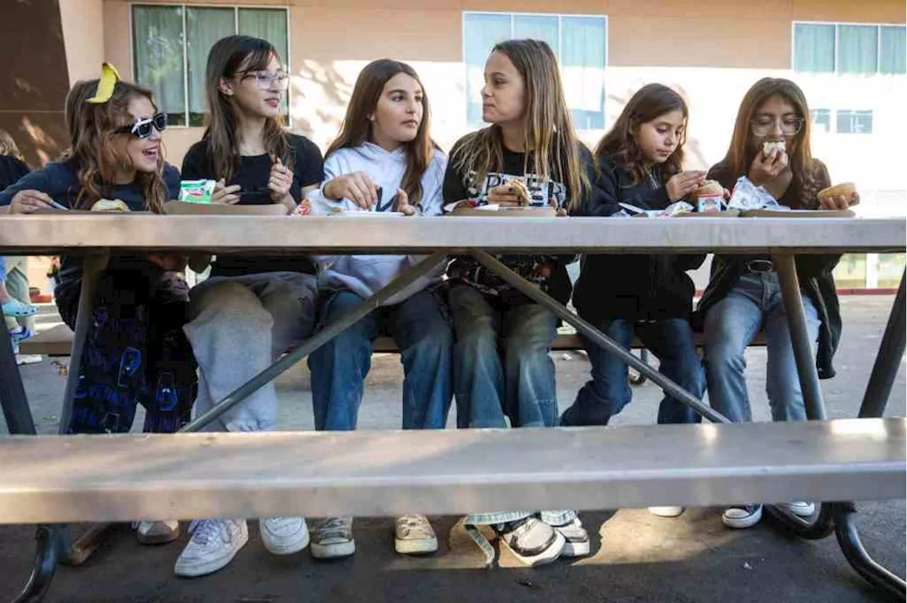 At CHIME school in Woodland Hills lunch is for vegetarian and vegan kids, too