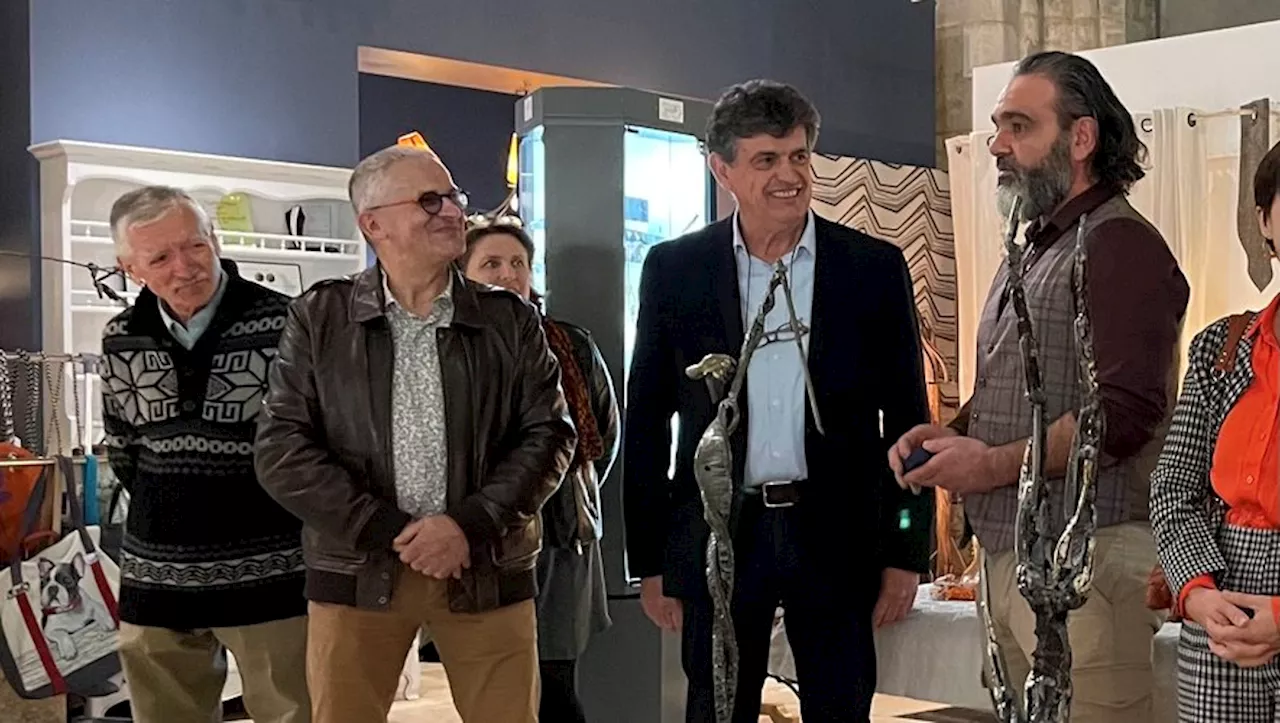 Le ferronnier Arnaud Bonnin décoré au salon des métiers d’art de Souillac