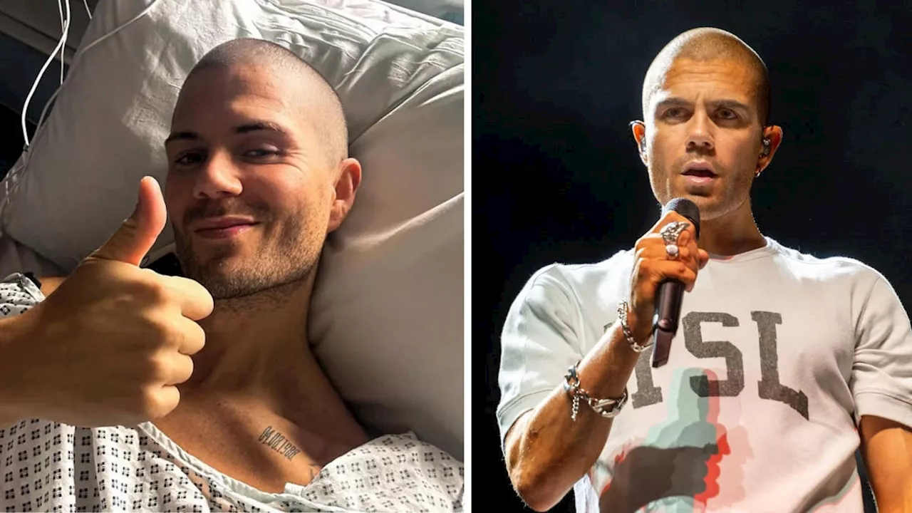 Boy band star, 36, rushed to hospital with 'heart issues' as singer shares worrying health update