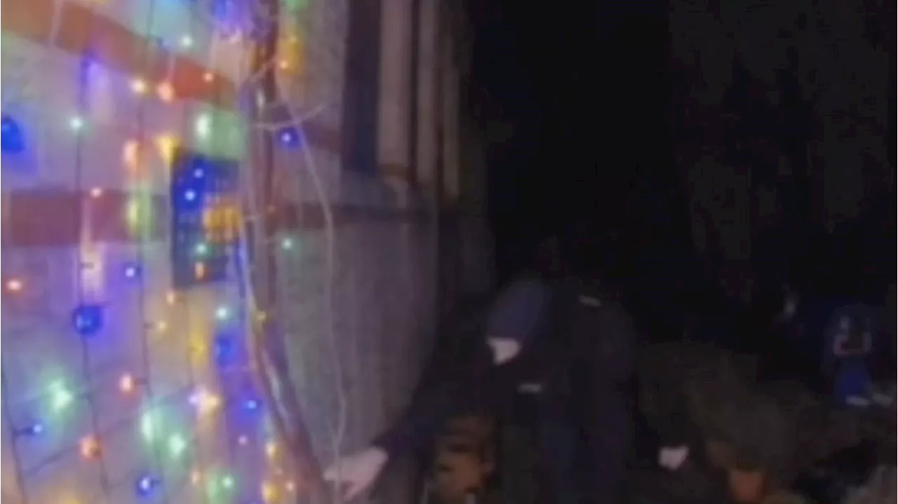 Christmas lights plunged into darkness in masked thugs' ‘mindless vandalism’ across multiple villages