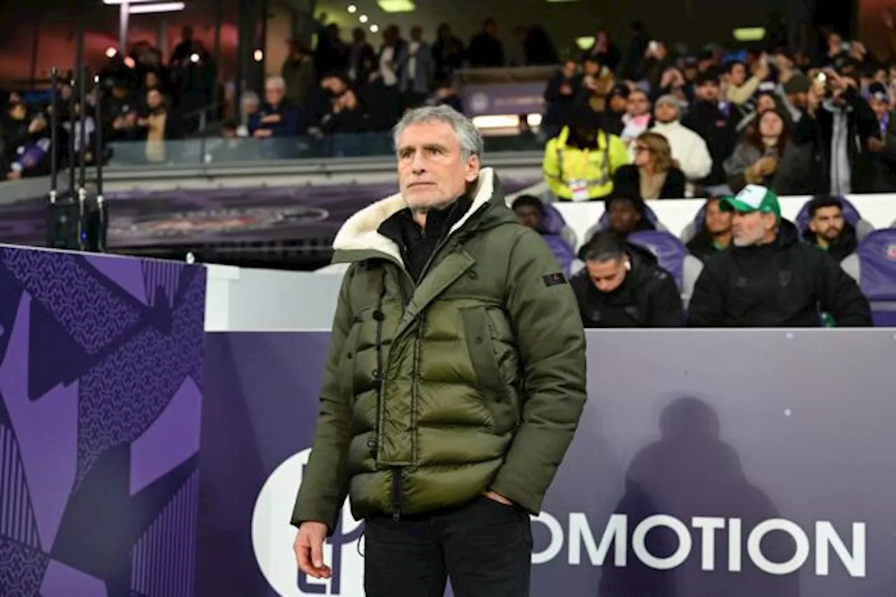 Olivier Dall'Oglio, après la défaite des Verts à Toulouse : « Ne pas se décourager »