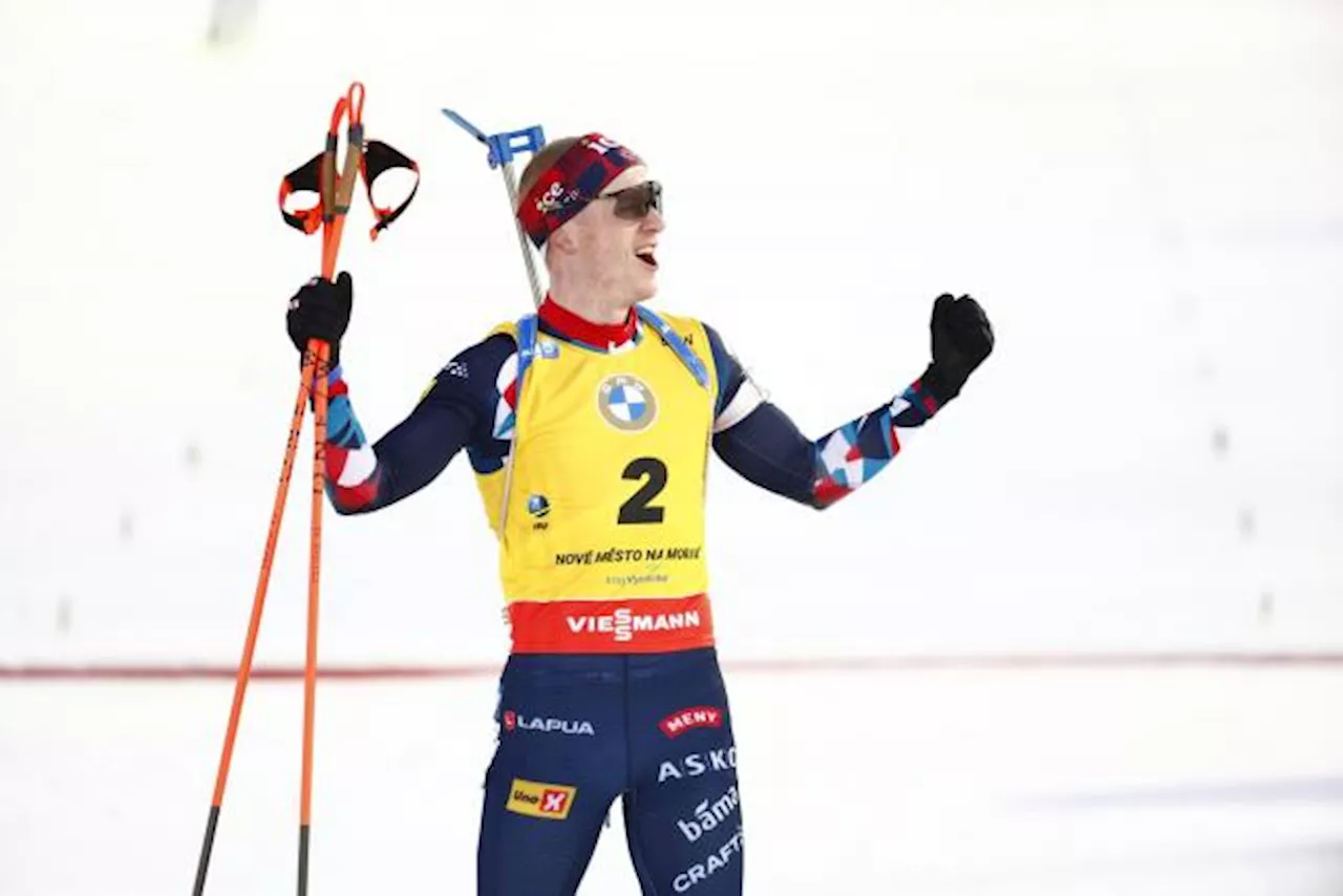 Première victoire de la saison sur le sprint d'Hochfilzen pour Johannes Boe, Fabien Claude 3e