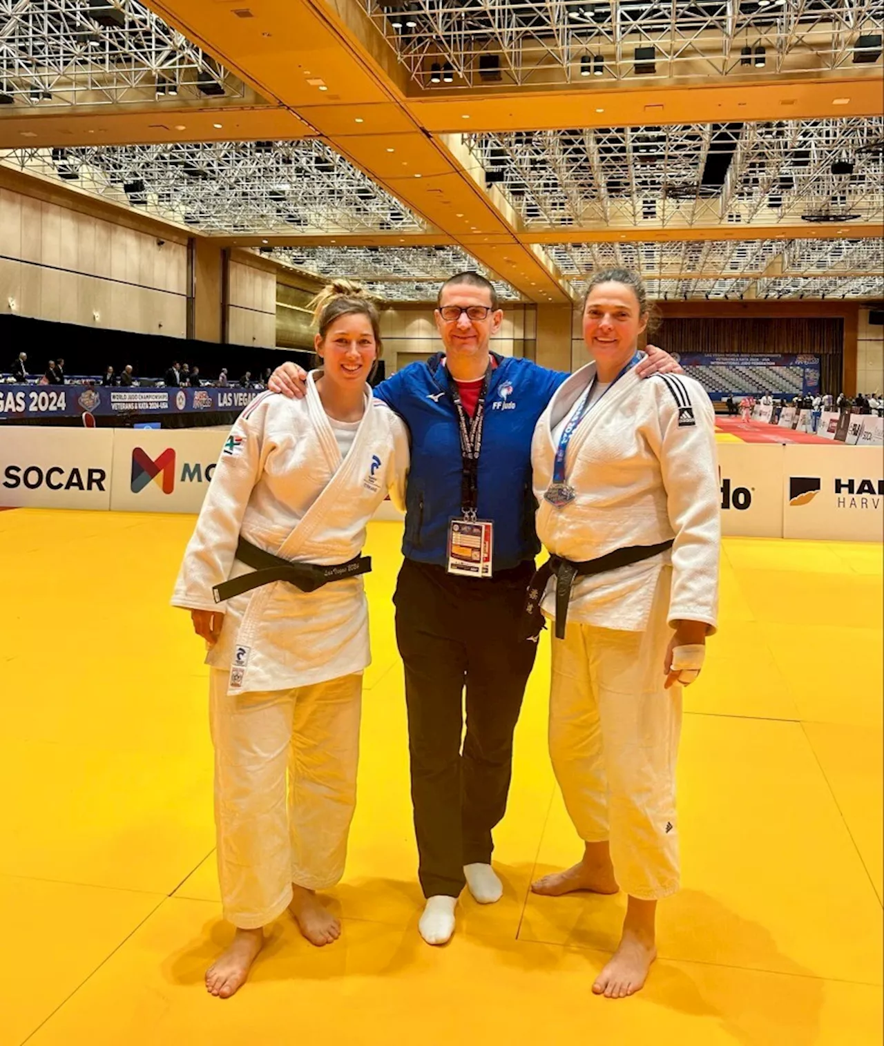 Mélanie Machy d’Abbeville vice-championne du monde judo vétérans à Las Vegas