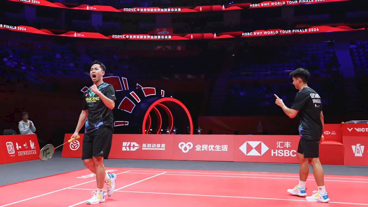 Hasil BWF World Tour Finals 2024: Gebuk Ganda Malaysia, Sabar/Reza Lolos ke Semifinal