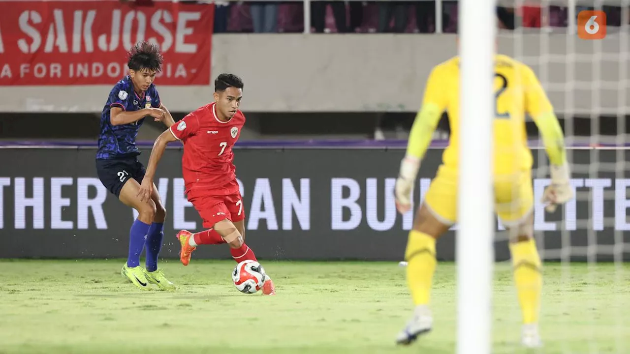 Marselino Ferdinan Dapat Kartu Merah, Shin Tae-yong Mengkritik Penampilannya di Laga Imbang Lawan Laos