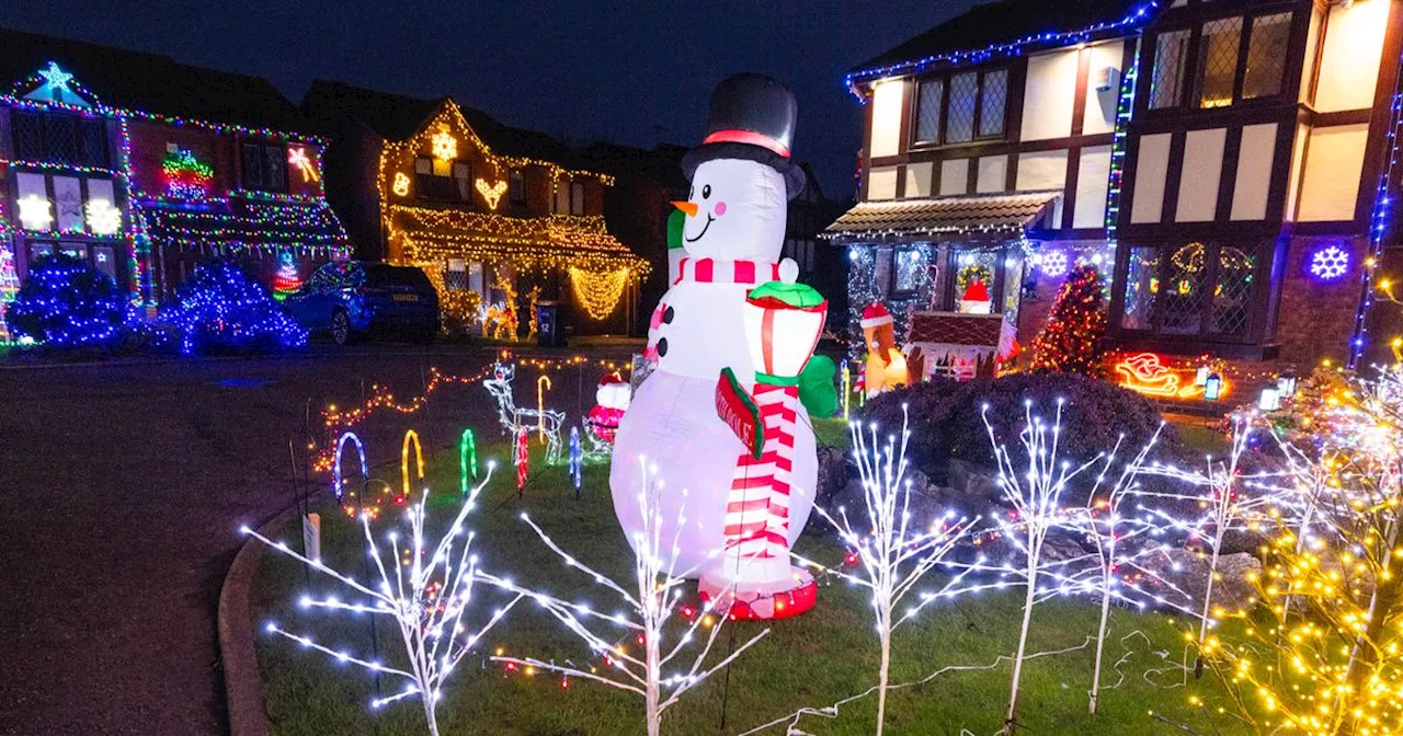 The Christmas estate filled with 150,000 lights that's getting bigger and better