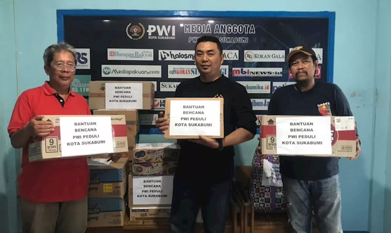 PWI Peduli Kota Sukabumi Himpun Donasi, Salurkan Bantuan untuk Korban Bencana