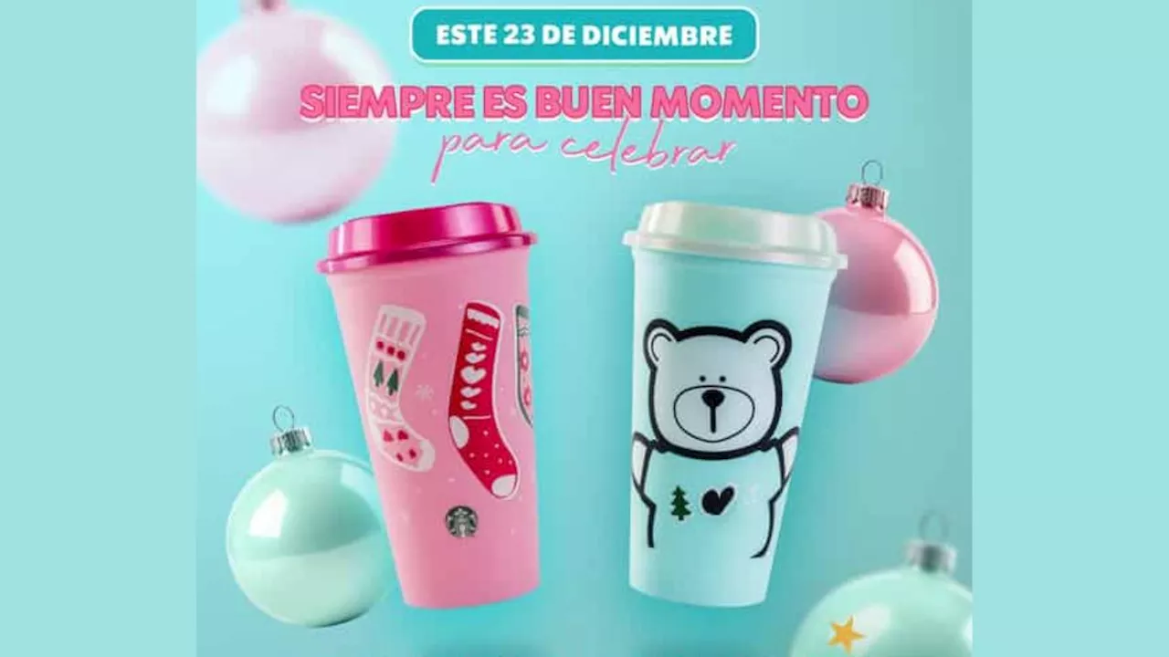 Estos son los adorables vasos reusables de NAVIDAD Starbucks que estarán disponible el 23 de diciembre