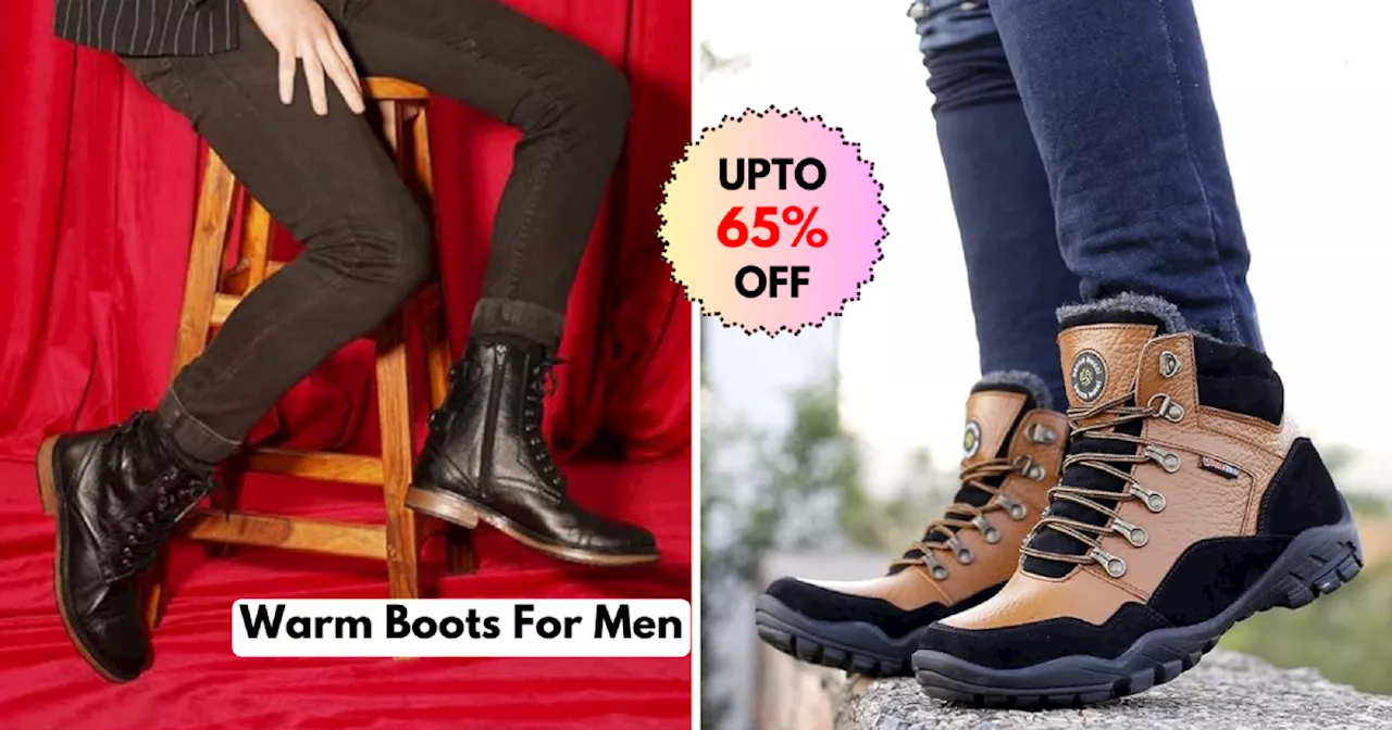 सर्दियों में इन Boots For Men को पहनकर मिलेगा धाकड़ स्टाइल, Amazon Deals की 65% तक छूट ने माहौल किया गर्म