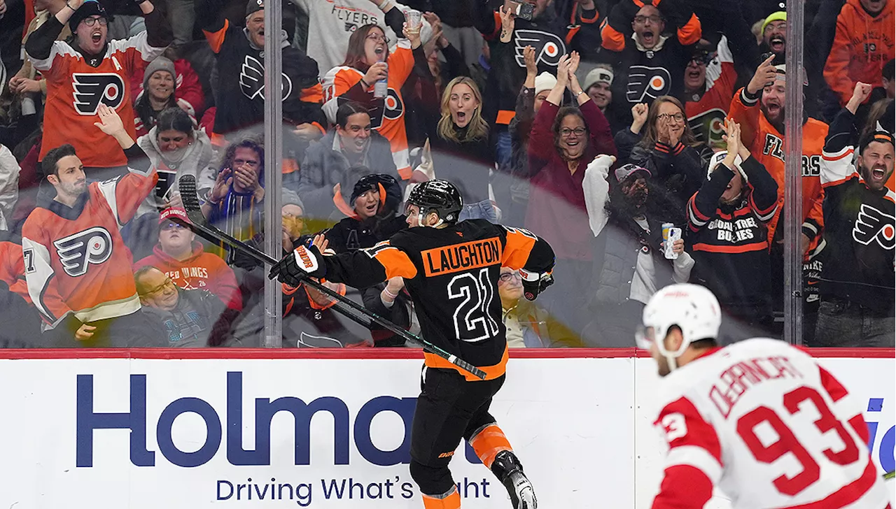 ‘It was an awesome night' — Laughton scores all 4 goals in Flyers' win