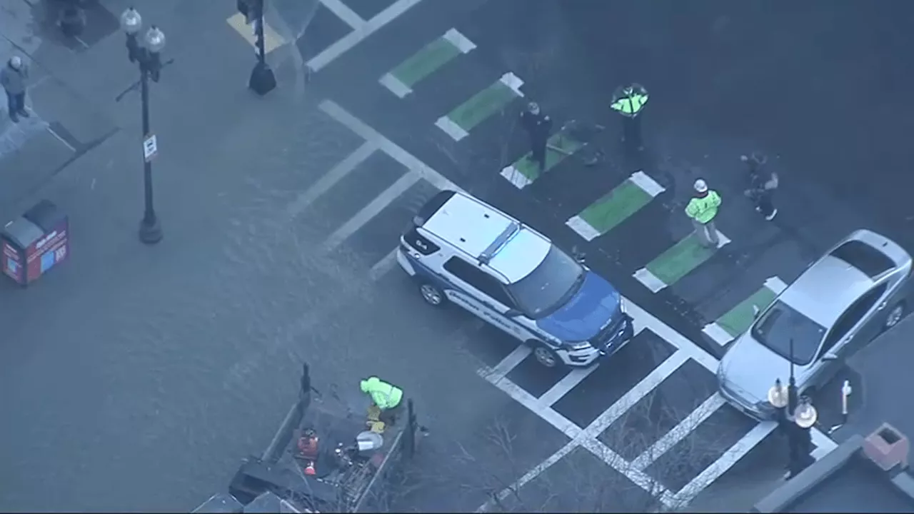 Major water main break floods Boylston Street in Boston's Back Bay