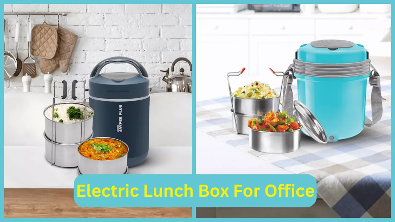 ठंडे लंच की टेंशन हुई खत्म, Amazon Sale Offers से 33% डिस्काउंट में ऑर्डर करें Electric Lunch Box For Office