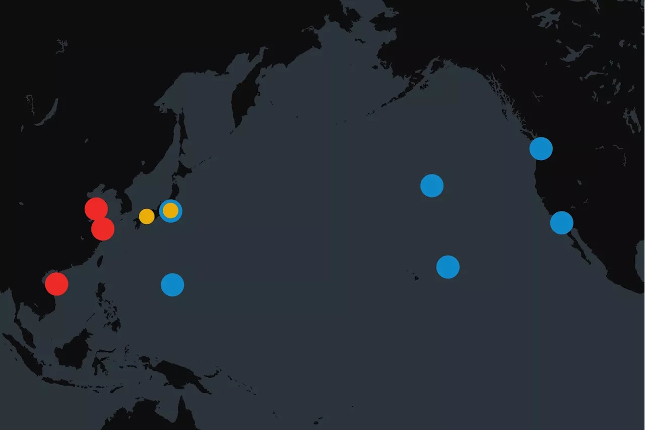 Map Shows US and China's Aircraft Carriers in Pacific This Week