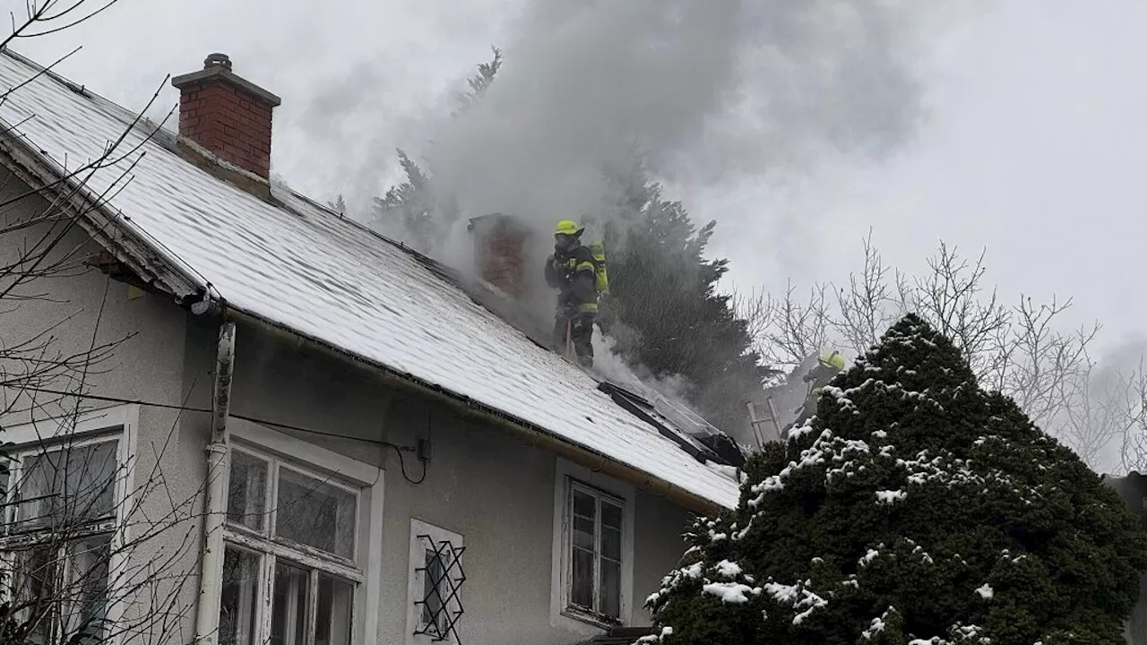 Großeinsatz in Eichgraben: Werkstatt in Flammen