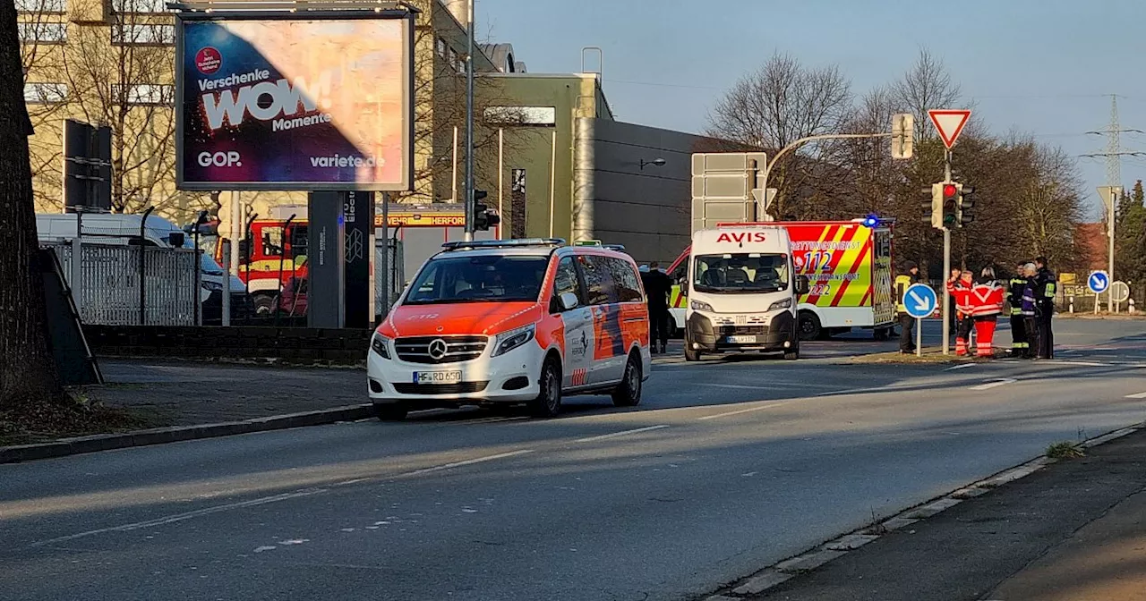 Schwerer Unfall auf der Goebenstraße in Herford