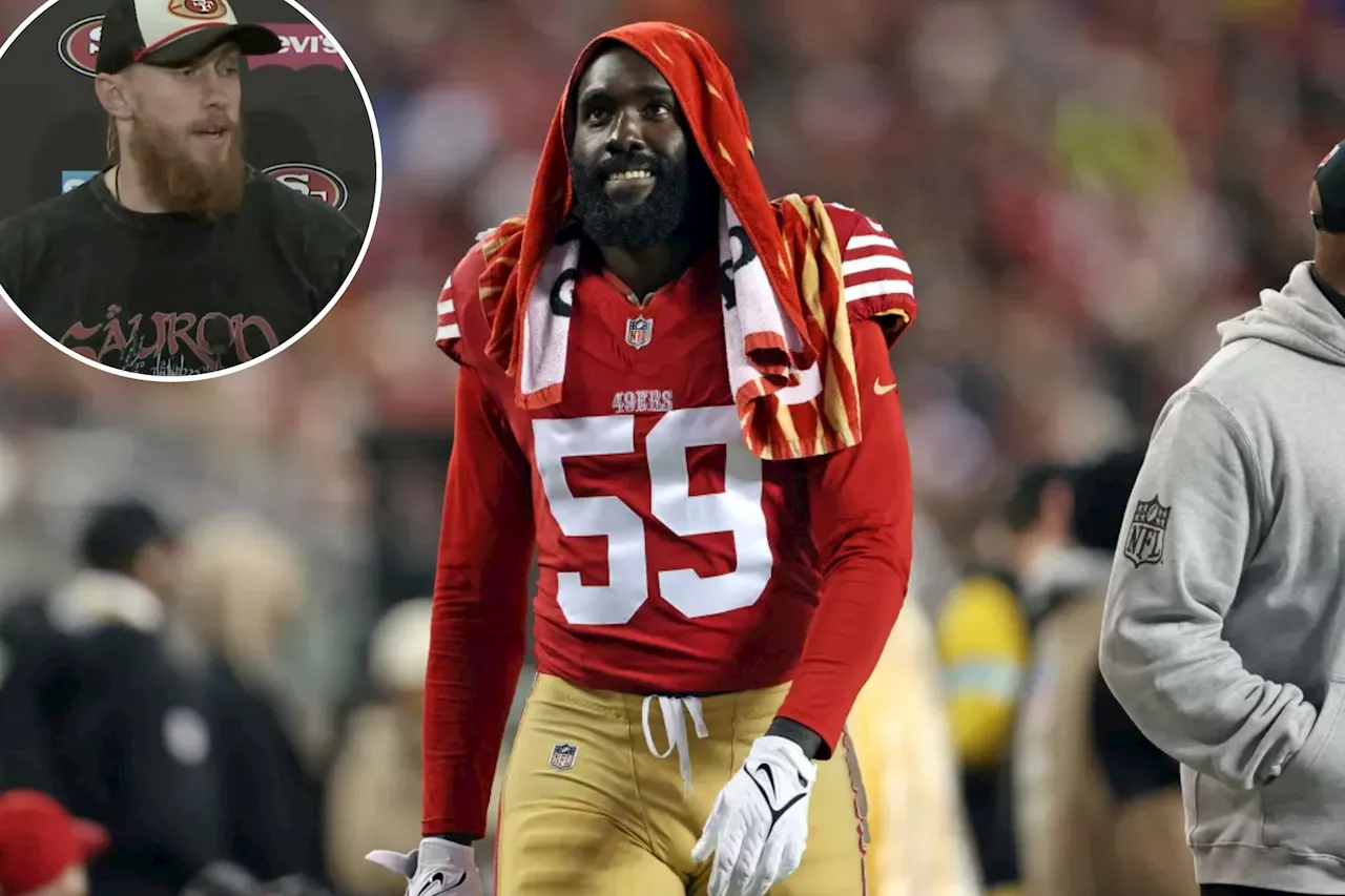 George Kittle furious over 'stupid' De’Vondre Campbell refusing to play for 49ers