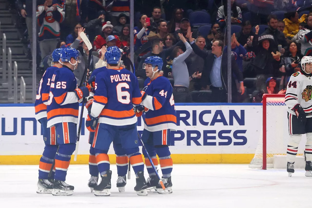 Islanders beat Blackhawks to inch closer to playoff cutline with reinforcements on horizon