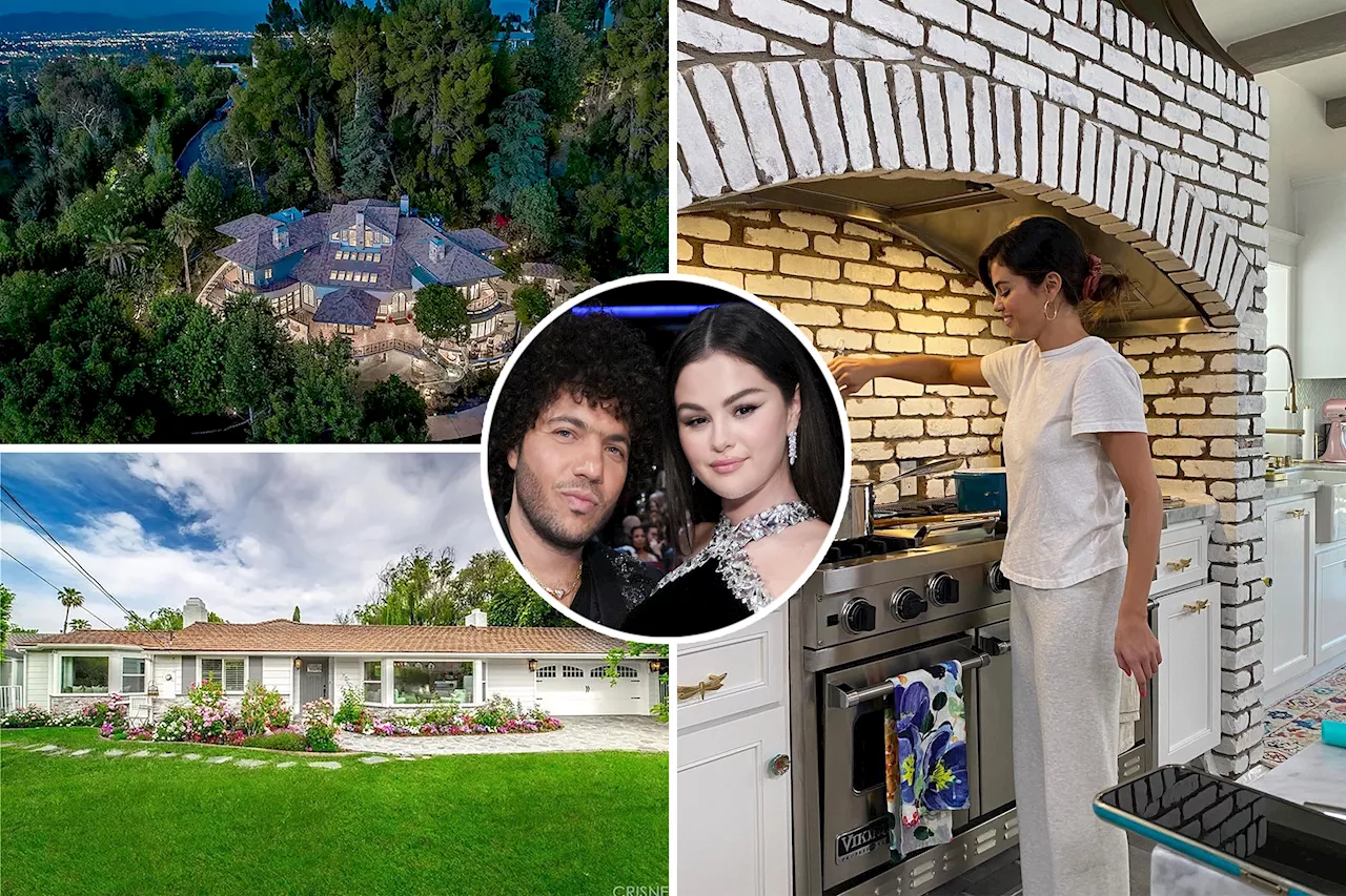 Selena Gomez and Benny Blanco are engaged—but which of her stunning mansions will they choose to live in?