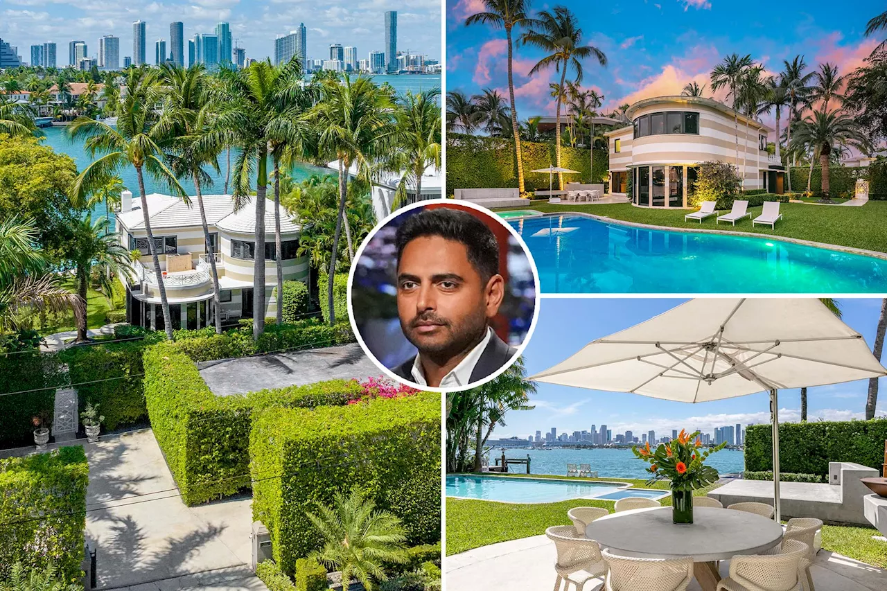  'Shark Tank' investor Rohan Oza pays $13.51M in cash for a handsome Art Deco Miami Beach home