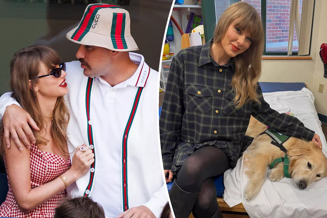 Taylor Swift gushes over Travis Kelce in rare comments during children's hospital visit