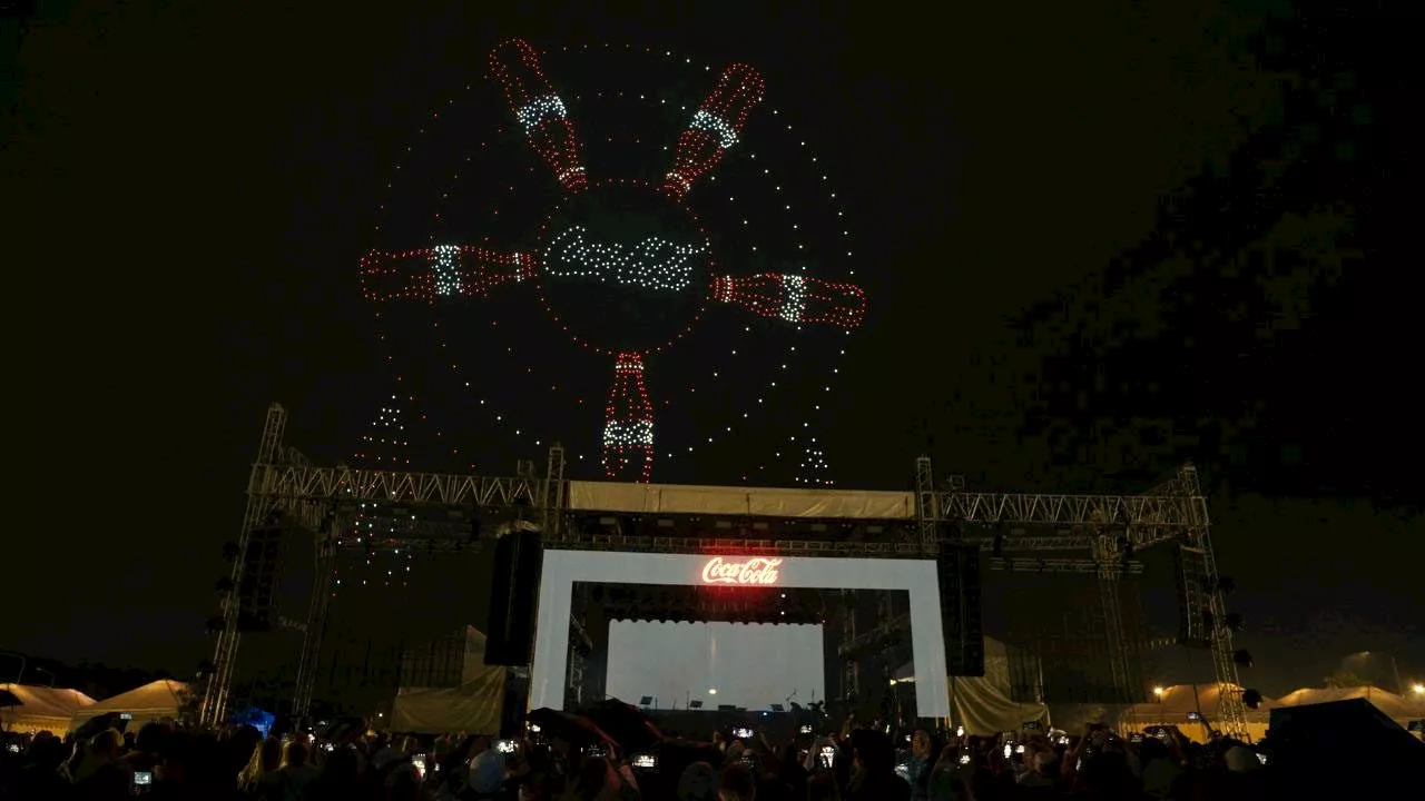 IN PHOTOS: Coca-Cola lit up the Philippine sky with its biggest drone show yet