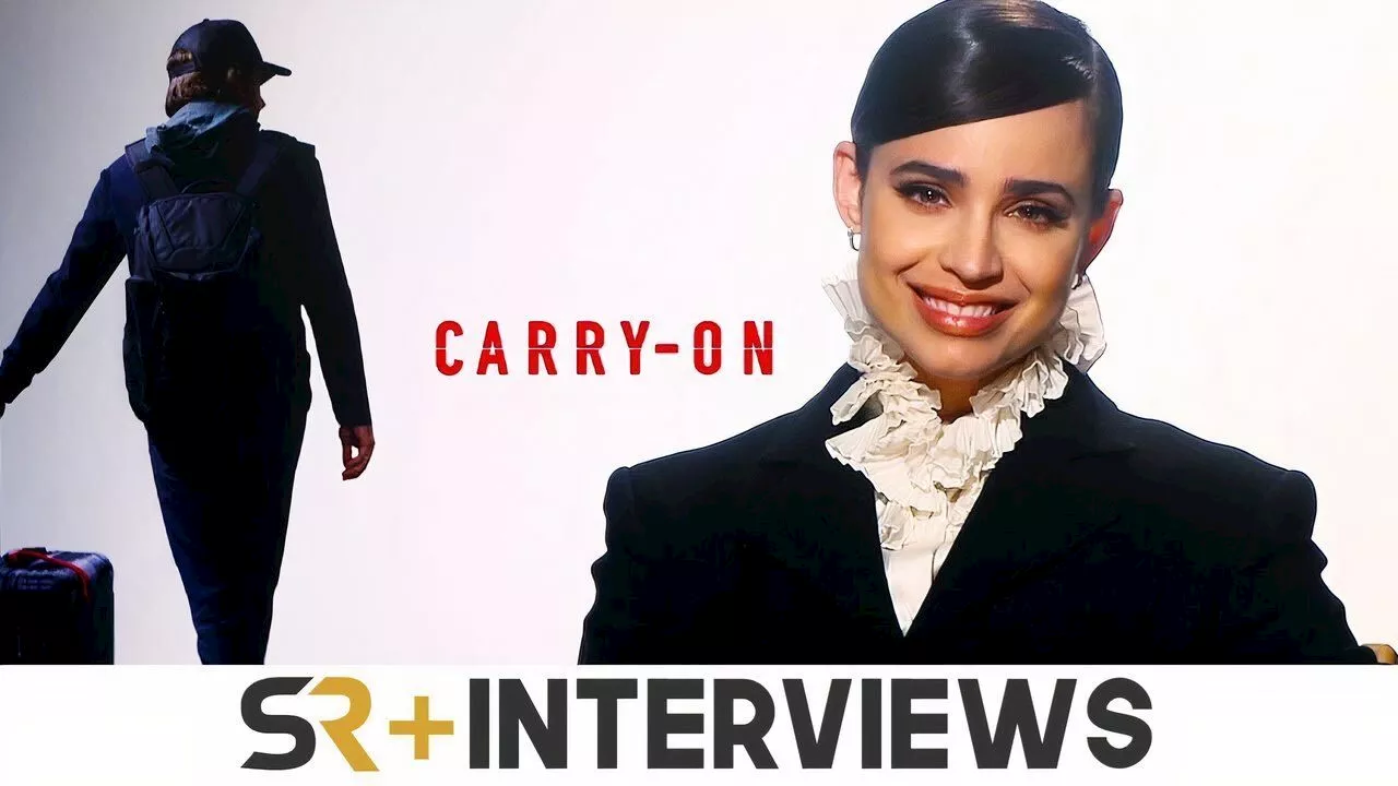 Carry-On's Sofia Carson Deep Dives Into Dynamic With Taron Egerton & Hypes My Oxford Year