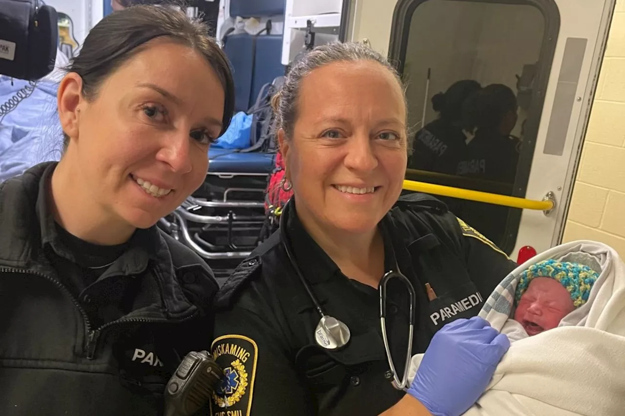 Paramedics deliver baby on Highway 11 during snowstorm