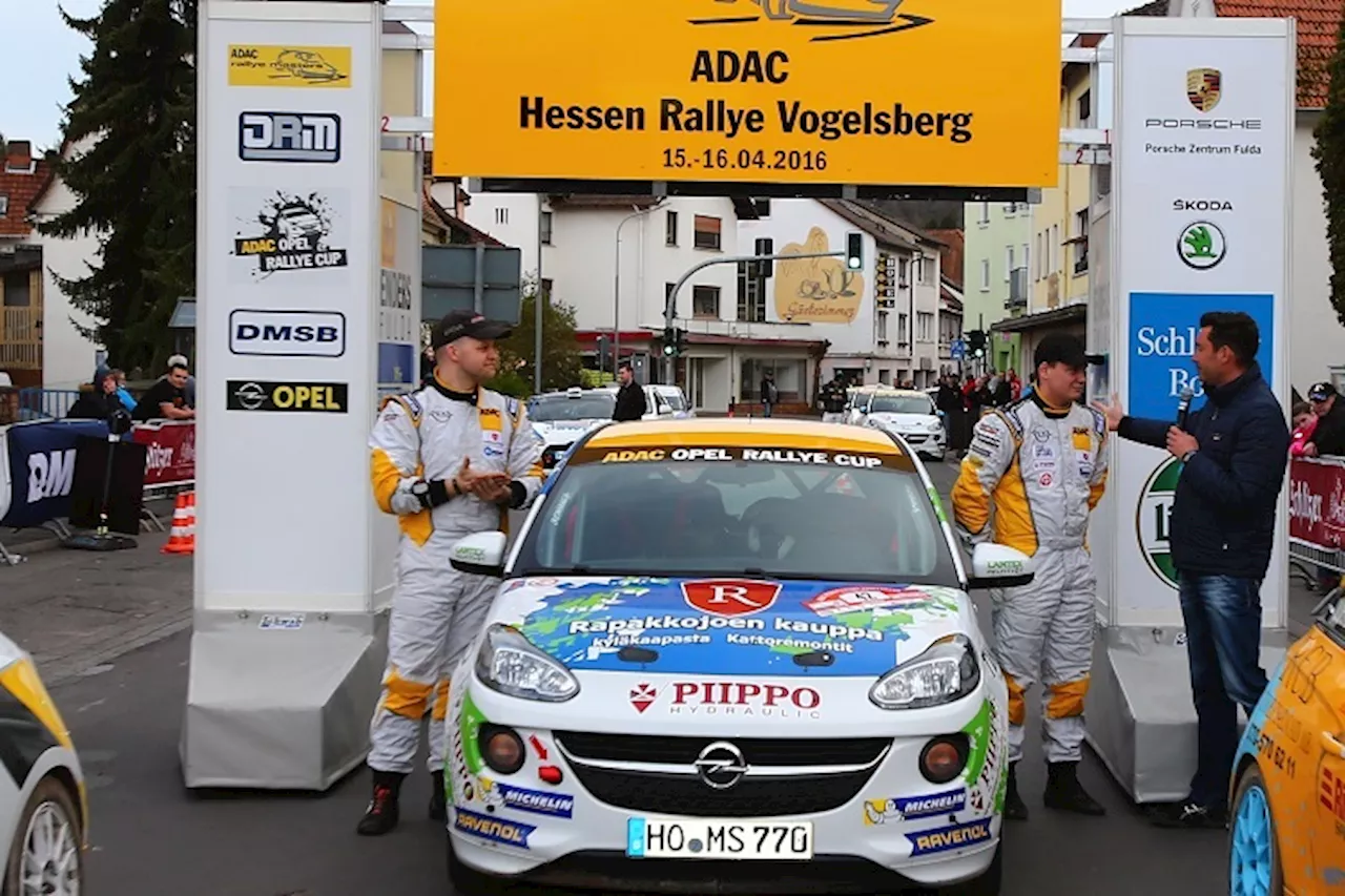 Jagd auf Huttunen im ADAC Opel Rallye Cup