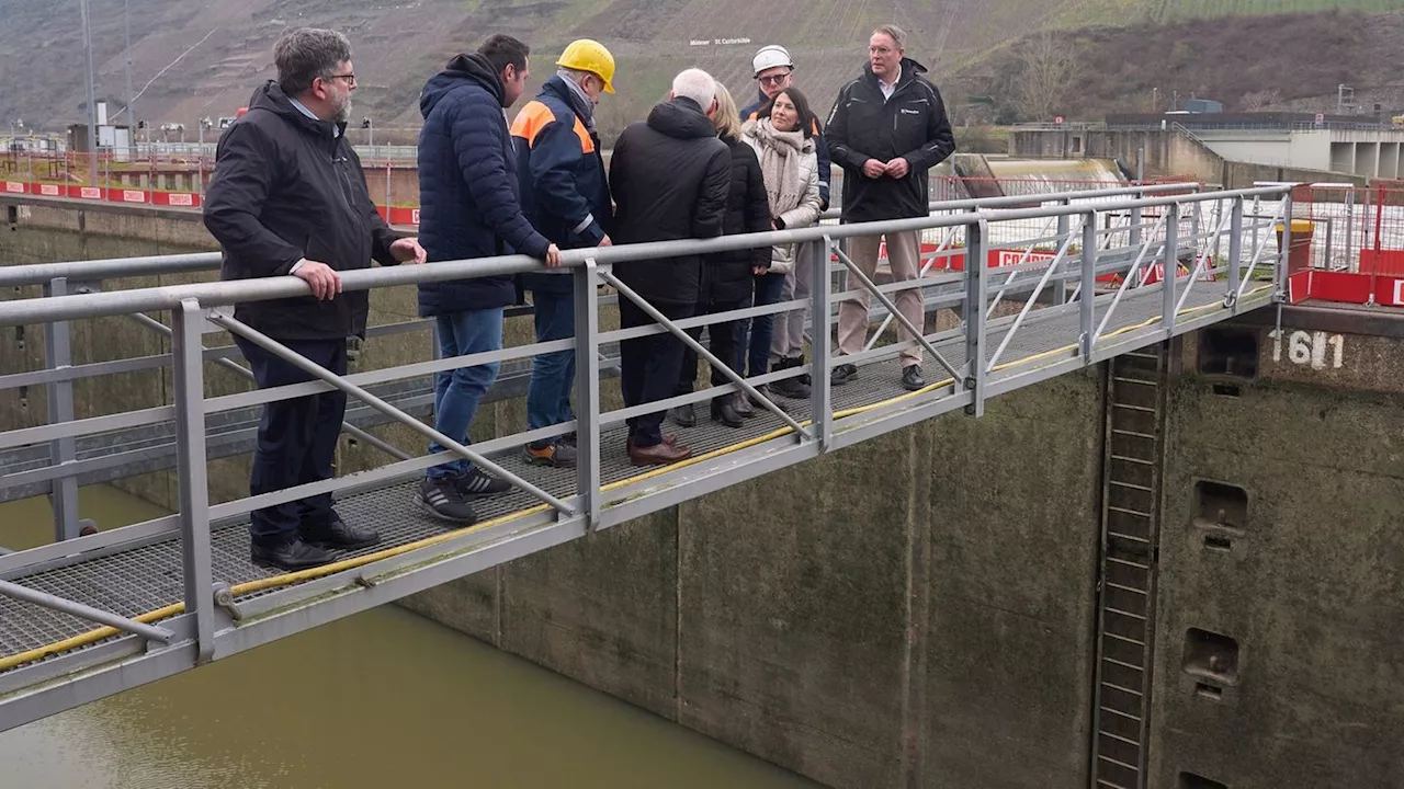 Schifffahrt blockiert: Erste Notschleusung nach Unfall auf Mosel am Montag geplant