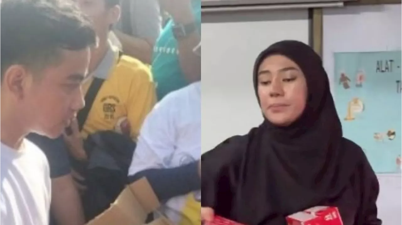 Momen Clara Shinta Bagi-bagi Susu Dibandingkan dengan Wapres Gibran: Duit Pribadi vs Nama Sendiri