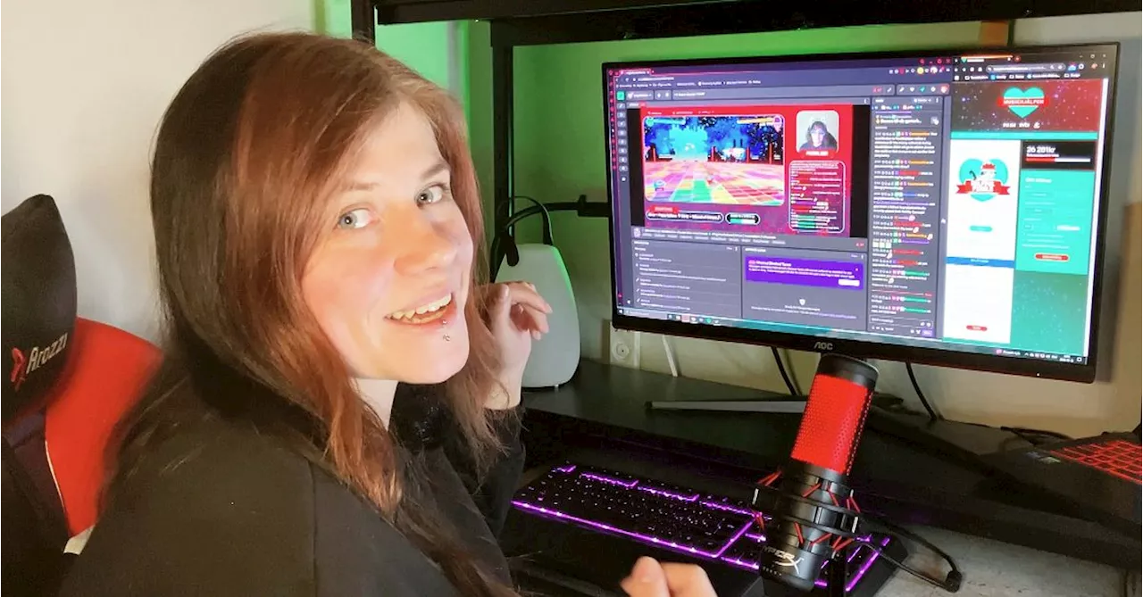 Gamern Michelle i Smedjebacken streamar på nätterna för Musikhjälpen