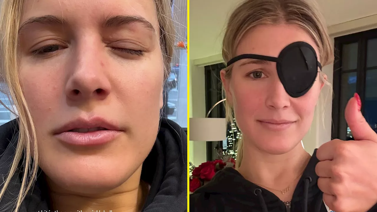 Eugenie Bouchard shows off new look after freak pickleball injury sends her to hospital...