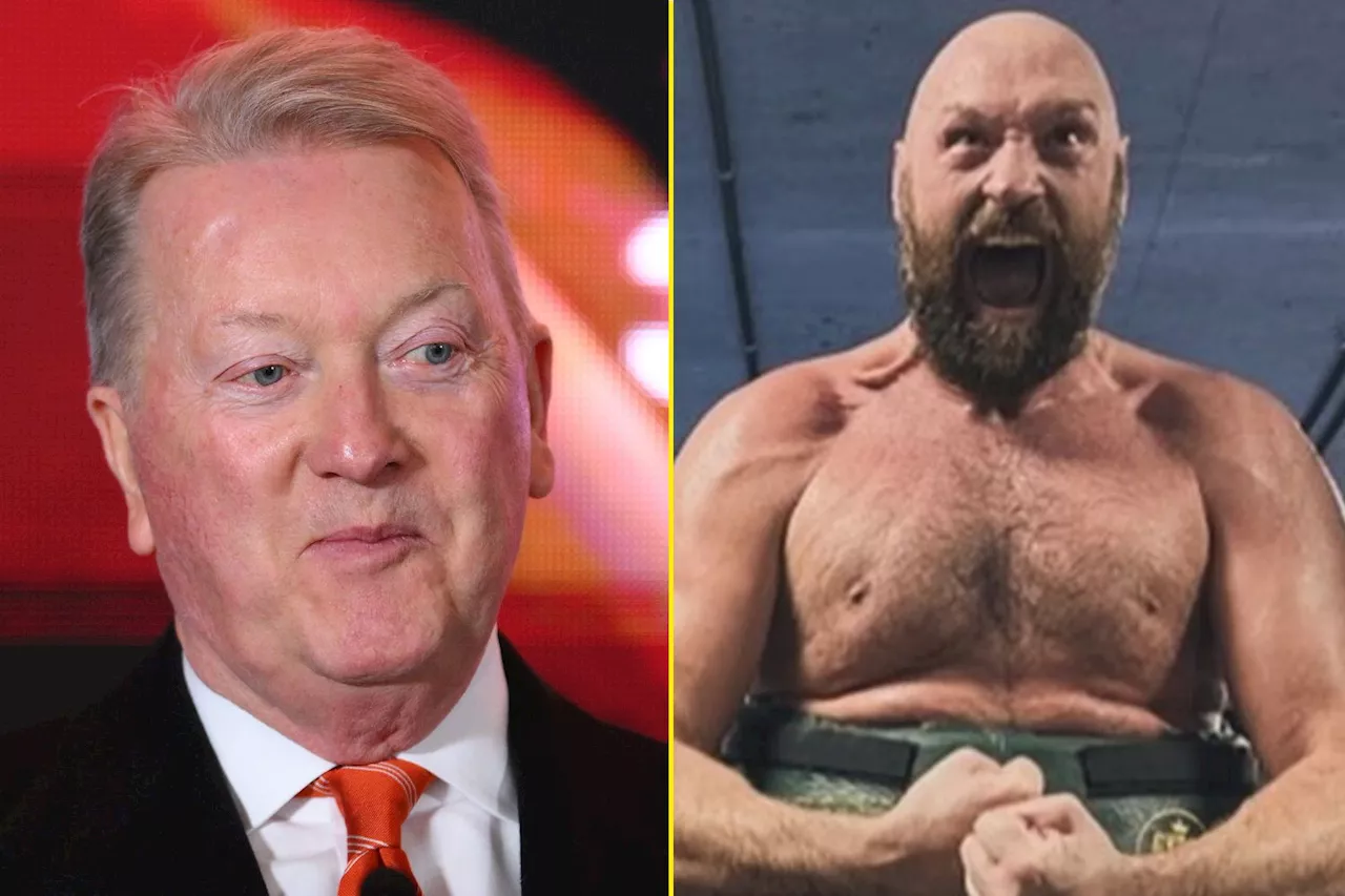 Frank Warren addresses Tyson Fury weight talk amid claims Brit will be ‘considerably heavier’ for Ole...