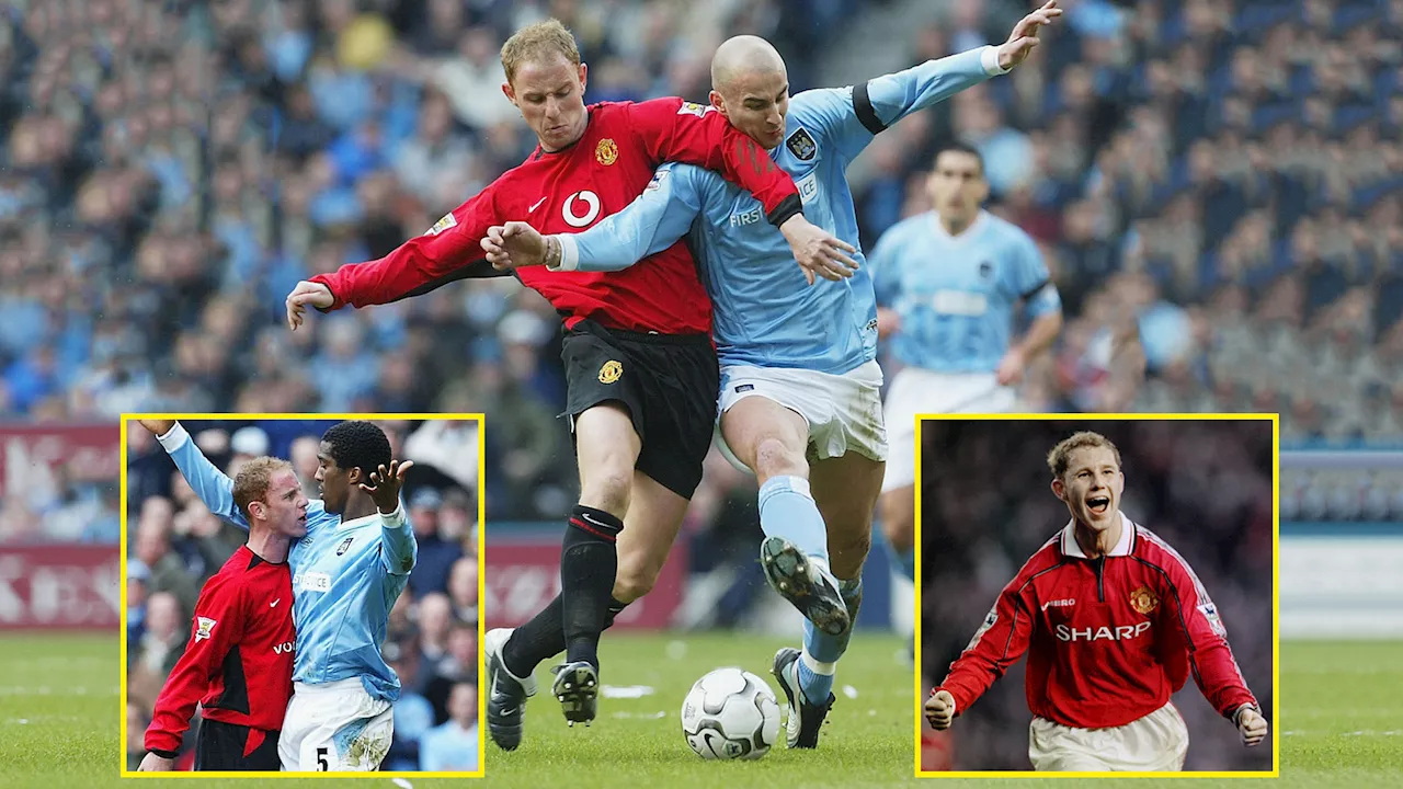 – I loved playing in the Manchester derby – getting bragging rights over local rivals...