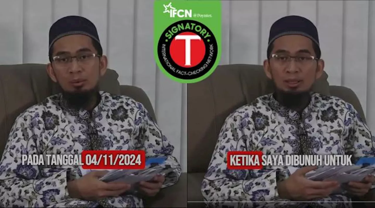 Keliru, Video Pendakwah Adi Hidayat Mengaku Hampir Dibunuh dan Menemukan Metode Obati Hipertensi