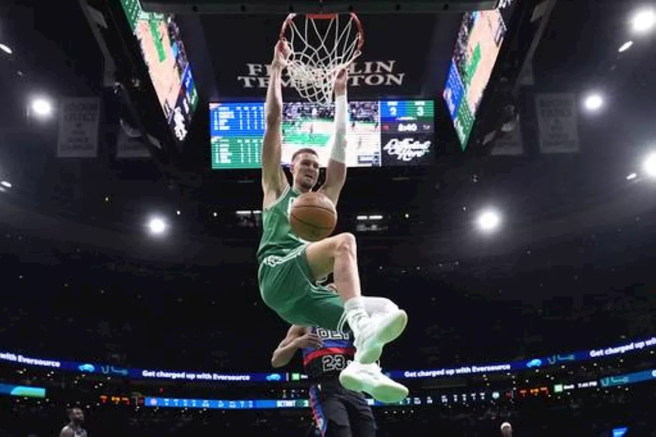 Celtics demolish Pistons; Kings edge Pelicans