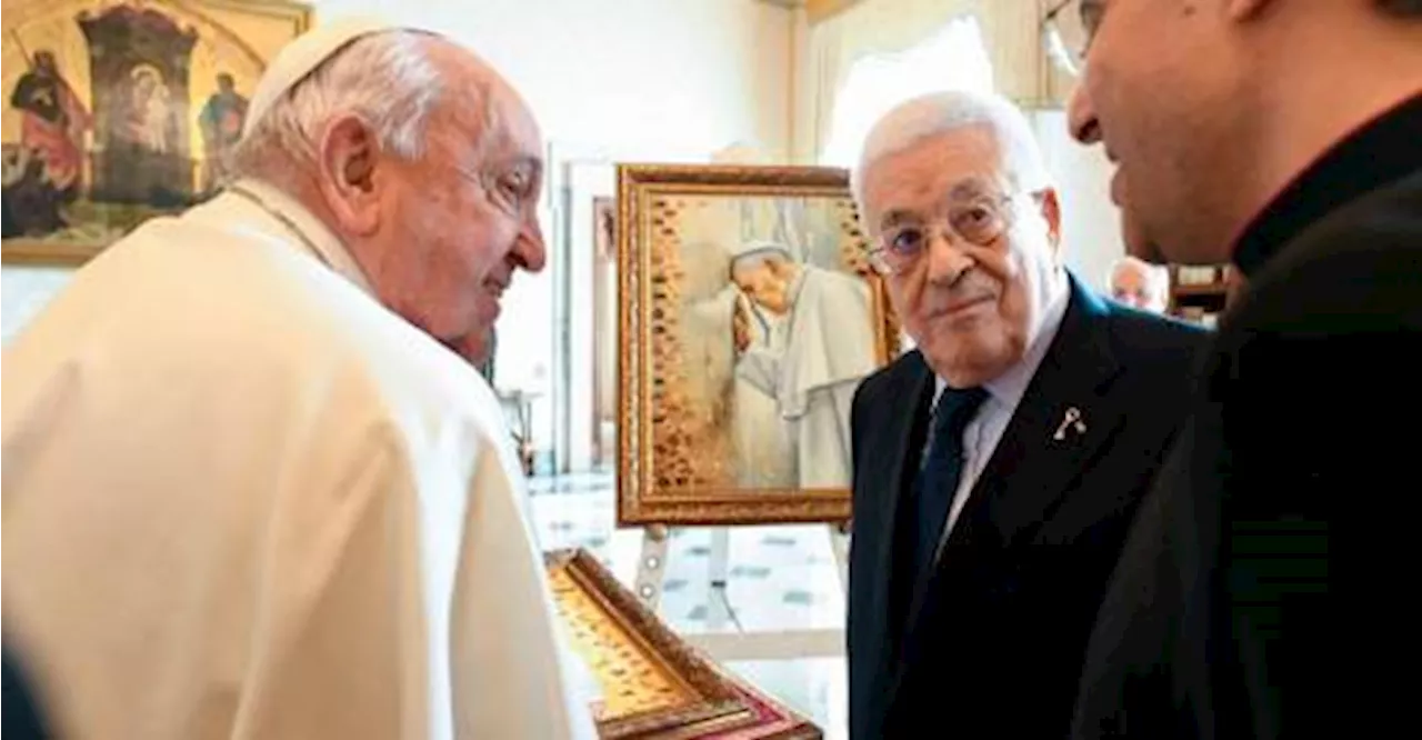 Pope meets Palestinian leader Abbas at the Vatican