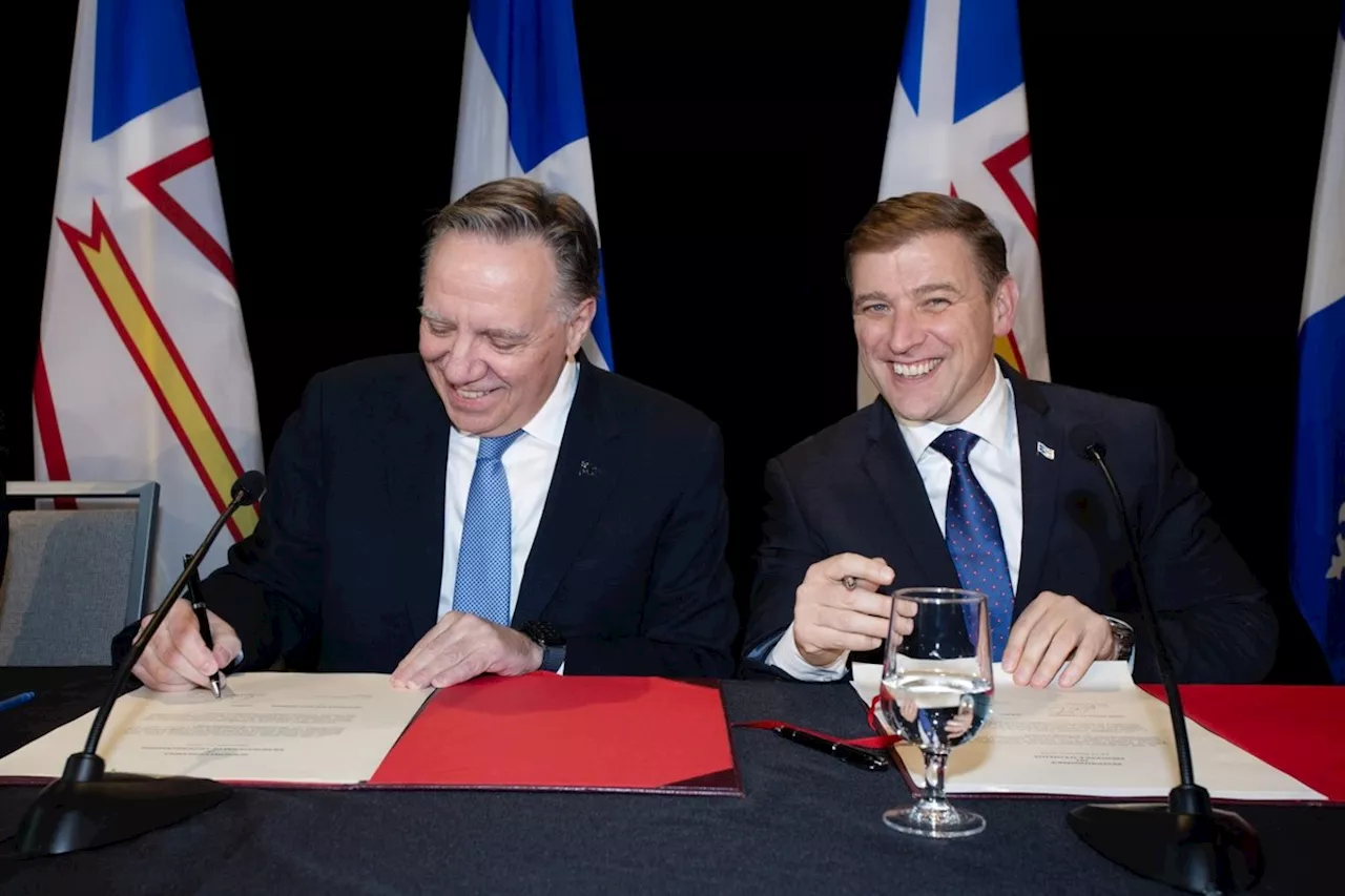 A look at details of the Quebec-Newfoundland and Labrador Churchill Falls energy deal