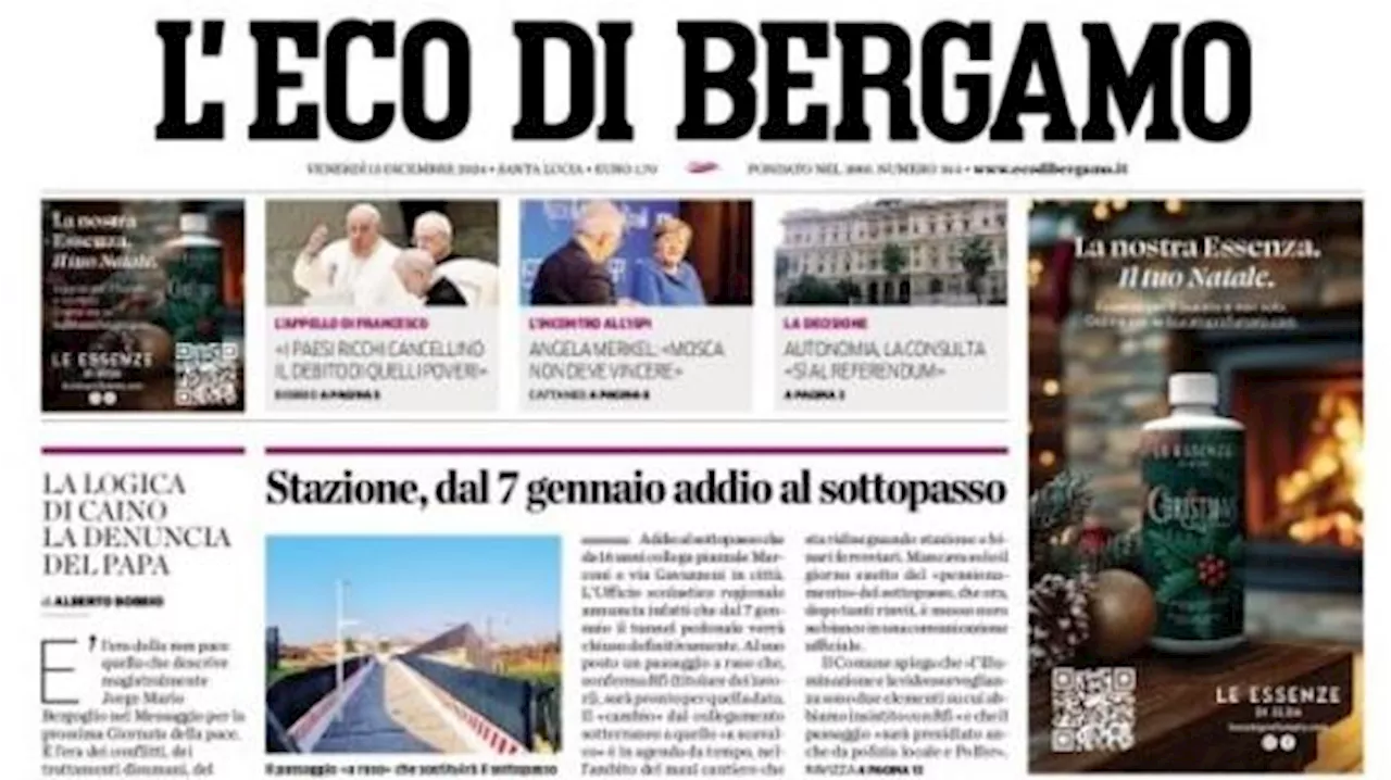 L'Eco di Bergamo sulle parole di Percassi: 'Anno straordinario, però piedi per terra'