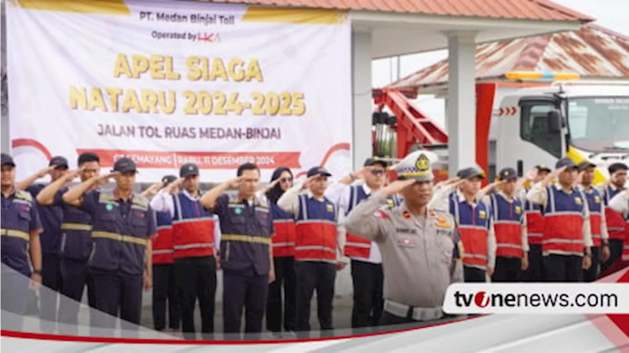 Pengelola Tol Medan-Binjai Gelar Apel Siaga Gabungan Demi Bersiap Hadapi Libur Nataru