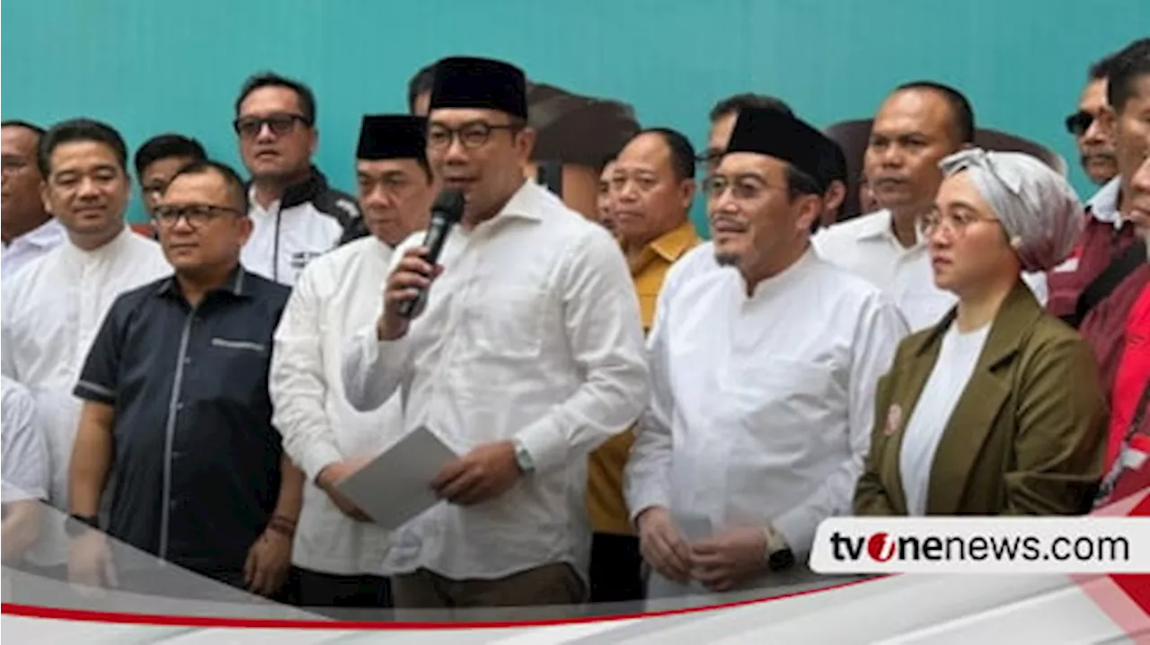 Ridwan Kamil Legawa Akui Kekalahan di Pilkada Jakarta: Selamat untuk Pramono Anung dan Rano Karno