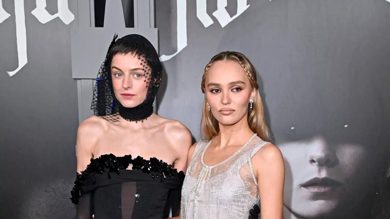 Lily-Rose Depp and Emma Corrin Bring Sheer Gothic Glam to the ‘Nosferatu’ Premiere