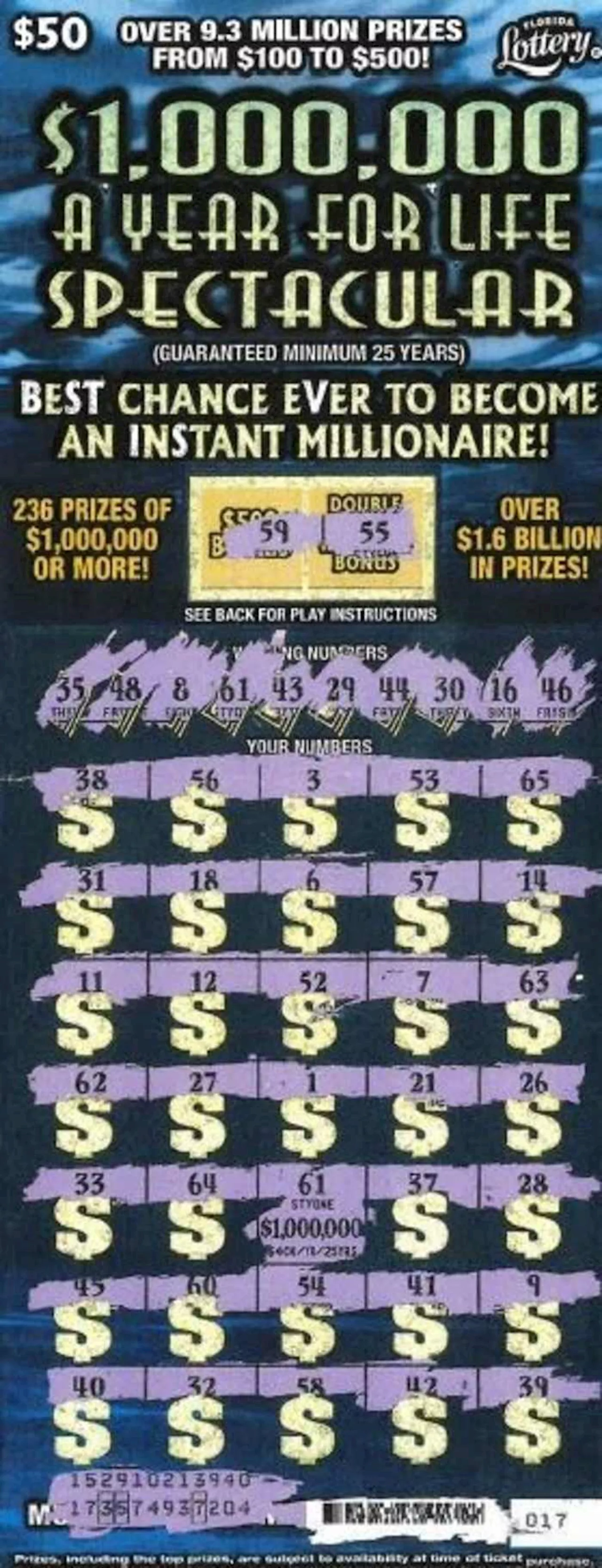 Clay County woman wins $1M from scratch-off ticket purchased at Green Cove Food Store